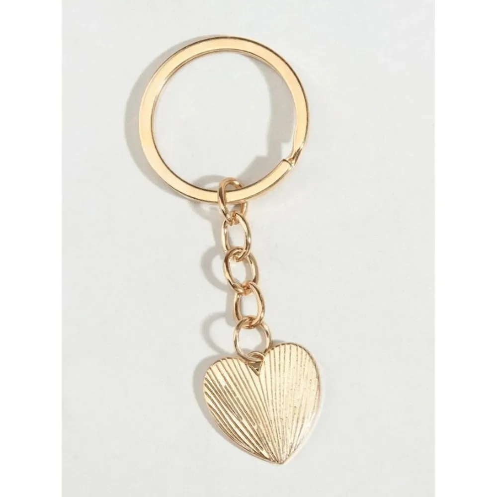Evil Eye Heart Keychain